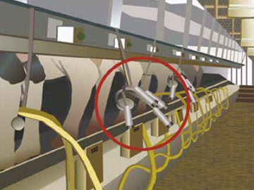 Снятие доильного аппарата